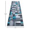Flash Furniture Turquoise 2' x 7' Modern Color Blocked Area Rug ACD-RGTRZ861-27-TQ-GG - alternate 3